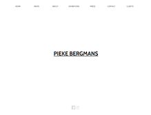 Tablet Screenshot of piekebergmans.com